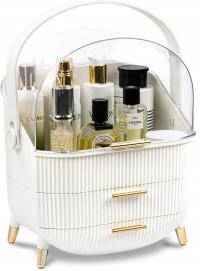 Шкатулка для хранения, Органайзер, шкаф, косметичка, женская косметичка F9, белая