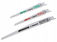 ЛЕЗВИЯ ДЛЯ САБЕЛЬНОЙ ПИЛЫ PARKSIDE BOSCH MAKITA METABO HITACHI 3 ШТ.