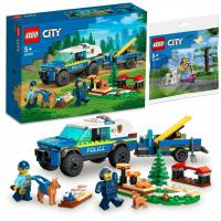 LEGO City Szkolenie psów policyjnych 60369 + Wybieg dla psów 30639