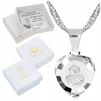 Серебряная цепочка для причастия медальон Богоматерь для причастия для крещения