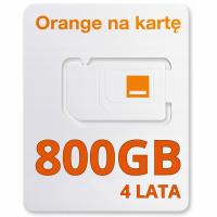 Мобильный интернет оранжевый LTE 4G 5G 800gb на 4 года SIM-карта для маршрутизатора