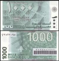 LIBAN, 1000 LIVRES 2004 (2006) Pick 84a