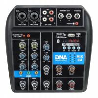 ДНК MIX 4U аудио микшер микшер USB MP3 Bluetooth аналоговый 4 канала
