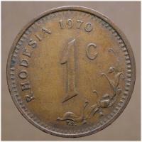 Родезия 1 cent 1970 - 1977