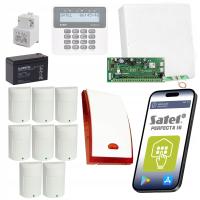 СПУТНИКОВЫЙ КОМПЛЕКТ СИГНАЛИЗАЦИИ PERFECTA 16 GSM МОДУЛЬ 8 ДАТЧИК ДВИЖЕНИЯ ПРИЛОЖЕНИЕ