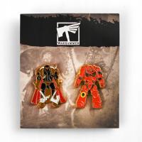 Chaos Marine & Blood Angels | 4 cm | Metal | Przypinka | Warhammer 40k