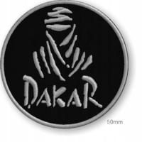 Термо-Дакар патч диаметр 50 мм вышивка