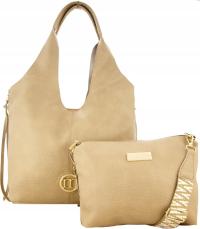 Monnari Torebka Shopper Model 2w1 Listonoszka Kolekcja Premium