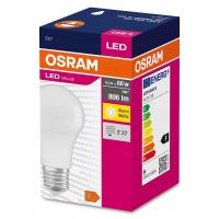 Żarówka LED E27 8,5W (zamiennik 60W) 806lm - A60 230V 2700K (ciepło-biała)