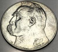 10 zł złotych 1935 Józef Piłsudski SREBRO