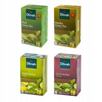 Herbata Zielona Dilmah Pure Green Tea + Earl Grey + Cytrynowa + Sencha