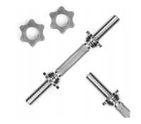 Gryf krótki do hantli gryfik sztangielka gwintowany śrubowy stal 40cm 30mm