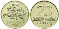 20 centów (2010) Litwa