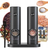 МЕЛЬНИЦА ДЛЯ ПЕРЦА И СОЛИ, ЭЛЕКТРИЧЕСКАЯ ПОДСТАВКА ДЛЯ СПЕЦИЙ, РЕГУЛИРОВКА ОКНА