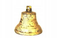 371 g / 8,0 cm - ZABYTKOWY DZWONEK MOSIĘŻNY /24152