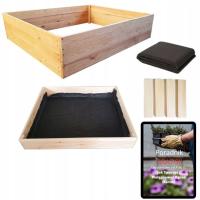 WARZYWNIAK SKRZYNIA NA WARZYWA ZIELNIK 80x120 INSPEKT WYSOKI EKO PORADNIK