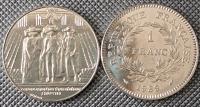 FRANCJA 1 frank 1989r UNC 200 rocznica Stanów