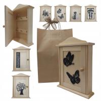 Szafka Na Klucze Drewniana Ekologiczna Ozdoba Ścienna Praktyczne Dekoracje