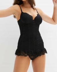 100B GORSET Z KORONKĄ xsw