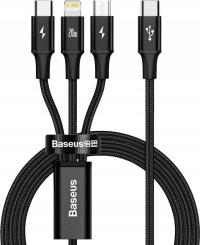 Kabel USB Baseus USB-C - USB-C, microUSB, Lightning
