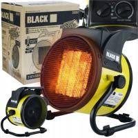 Termowentylator farelka grzejnik nagrzewnica przenośna 2000 W 2 kW black