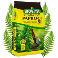 BIOVITA ZIEMIA PODŁOŻE DO PAPROCI PAPROTEK PAPROTKI DOMOWEJ PAPROĆ 5L