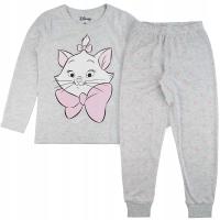 Пижама для девочек, хлопковая пижама с длинными рукавами для девочек и котенка, 104
