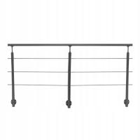 BALUSTRADA DOLLE PRO 3 PAKIET STARTOWY ANTRACYT SC