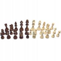 Drewniane szachy, 4-calowe figurki króla 32 .