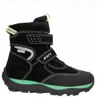 Bartek kozaki dziecięce skóra naturalna czarny