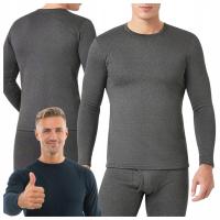 Ciepły podkoszulek gruby bawełna długi rękaw polar