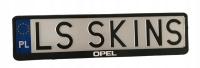 Ramki do tablic rejestracyjnych Opel żelowe 2 sztuki