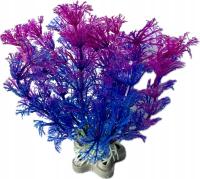 Аквариумное растение искусственное аквариумное растение на скале зеленое 12 см