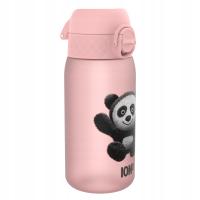 Mała różowa butelka na wodę dziewczęca Misiu Panda Zwierzątko ION8 0,35 l