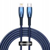 BASEUS высокоскоростной кабель USB-C - Lightning 20W 480MB/S мощный кабель 2M