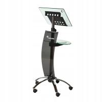 Stojak głośnikowy Rocada 3070, na kółkach, z regulacją wysokości, z magazynem...