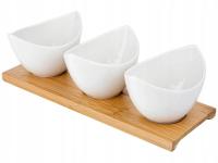 Adria 3pcs лодка соусные тарелки для закусок