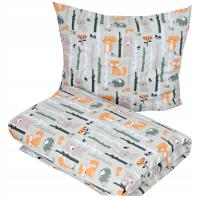 KOMPLET POŚCIELI BAWEŁNIANEJ 140x200 PODUSZKA 60x50 BAWEŁNA 100%