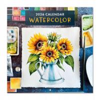 Kalendarz ścienny 2026 Akwarele Kalendarze do salonu 30x60 cm na Prezent