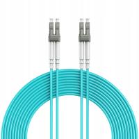 Kabel światłowodowy wielomodowy OM4 LC LC do 100 Gb/s Patchcord Duplex
