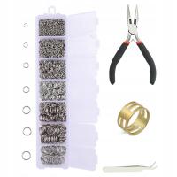 Open Jump Rings for DIY Jewellery Making Jump Ring Opener Plier białe złoto