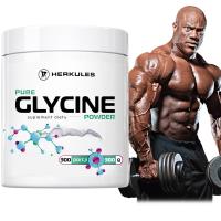 HERKULES Pure Glycine Powder 300g GLICYNA REGENERACJA MIĘŚNI