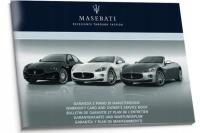 Maserati сервисная книга DE FR ENG ESP ITA