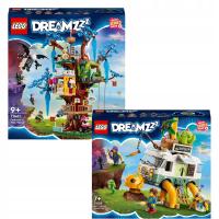 LEGO DREAMZzz 71461 Fantastyczny domek na drzewie 71456 Żółwia furgonetka