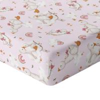 Простыня для кроватки 160X80 с эластичной лентой, толстый хлопок, 100% польский продукт