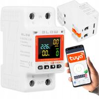 INTELIGENTNY LICZNIK PRĄDU MOCY PRZEKAŹNIK ENERGII WIFI NA SZYNĘ WIFI TUYA