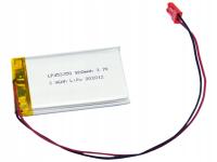 Литий-полимерный аккумулятор Lp453350 Akyga 3.7 V / 800mah PCM разъем JST 2-контактный 150 мм