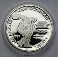 210. USA SREBRO 1 dolar 1983-S, Olimpiada