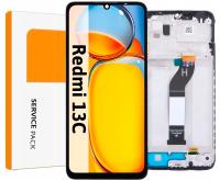 Wyświetlacz Do Xiaomi Redmi 13C Service Pack Oryginał Ekran LCD Ramka