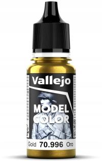 Vallejo: 70.996 - Model Color - Metallic - Gold (18 ml)